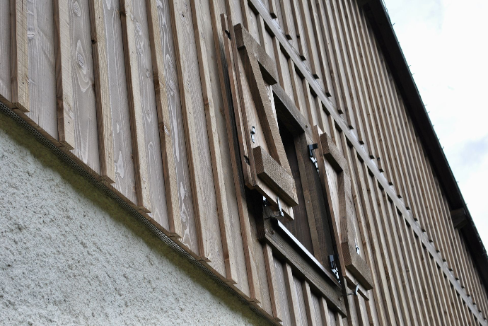 Rénovation d'un bardage de ferme vosgienne à Ventron